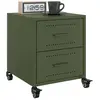 Image de VIDAXL 2 Tables de Nuit - Vert Olive