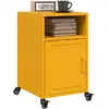 Image de VidaXL Tables de chevet 2 pcs - Jaune moutarde