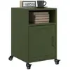 Image de VidaXL Lot de 2 Tables Vert Olive