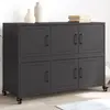 Image de vidaXL Buffet - Noir