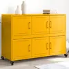 Image de vidaXL Buffet Jaune Moutarde