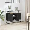 Image de vidaXL Buffet avec dessus en verre