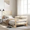 Image de vidaXL Cadre de lit sans matelas avec tête de lit 90x200 cm
