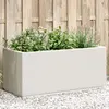 Image de vidaXL Jardinière blanc - 80x36x35 cm - PP