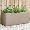 Image de Jardinière marron clair 80x36x35 cm PP - vidaXL