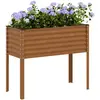 Image de vidaXL Jardinière acier 100x41x90 cm