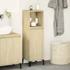 Image de vidaXL Armoire salle de bain 30x30x100 cm - Chêne sonoma
