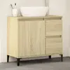 Image de vidaXL Armoire salle de bain - Chêne sonoma
