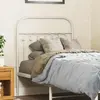 Image de vidaXL Tête de lit de remplacement métal blanc 75 cm