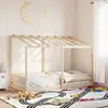 Image de vidaXL Lit pour enfants sans matelas 100x200 cm bois massif de pin