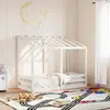 Image de vidaXL Lit pour enfants sans matelas blanc 70x140cm bois de pin massif