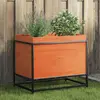 Image de vidaXL Jardinière en pin 60x40x50 cm - Cire Marron