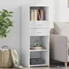 Image de vidaXL Buffet haut blanc 124 cm