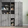 Image de Buffet VidaXL Gris Béton - 30x42,5x185 cm