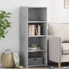 Image de vidaXL Buffet haut 45x41x124 cm - Gris béton