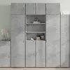 Image de VidaXL Buffet haut gris béton 70x42,5x185 cm