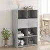 Image de vidaXL Buffet haut - Gris béton
