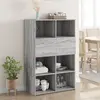 Image de vidaXL Buffet haut sonoma gris