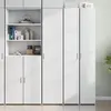 Image de VIDAXL Buffet haut blanc 185 cm