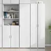 Image de VidaXL Buffet haut blanc - 185 cm