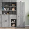 Image de vidaXL Buffet haut - Sonoma gris