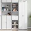 Image de vidaXL Buffet haut - Blanc