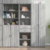 Image de Buffet haut vidaXL - Sonoma gris