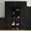Image de vidaXL Buffet haut - Noir