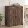 Image de vidaXL Buffet chêne marron 80x42,5x93 cm
