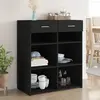 Image de vidaXL Buffet - Noir