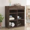 Image de VIDAXL Buffet - Chêne marron