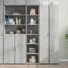 Image de VidaXL Buffet Haut Gris Béton - Bois d'ingénierie