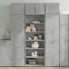 Image de Titel: Vidaxl Buffet Hoch - Grau Beton