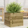 Image de vidaXL Jardinière 50x50x45,5 cm - Bois de pin
