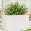 Image de vidaXL Jardinière Blanc Bois