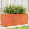 Image de vidaXL Jardinière pin massif cire marron 110x40x45,5