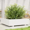 Image de vidaXL Jardinière Blanc Bois de Pin