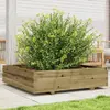 Image de vidaXL Jardinière 100x100x26,5 cm Bois de Pin Imprégné