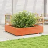 Image de vidaXL Jardinière Bois Pin Marron