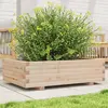 Image de vidaXL Jardinière bois de pin massif 90x60x26,5 cm