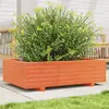 Image de Jardinière cire marron 90x60x26,5 cm bois de pin - vidaXL