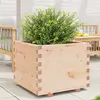 Image de vidaXL Jardinière 60x60x49,5 cm - Bois de pin massif
