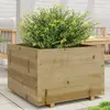 Image de vidaXL Jardinière en bois de pin imprégné