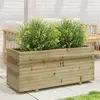 Image de vidaXL Jardinière bois de pin 110x40x49,5 cm imprégné