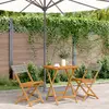 Image de vidaXL Ensemble de bistro 3 pcs - Gris