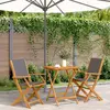 Image de vidaXL Ensemble de bistrot 3 pcs - Anthracite