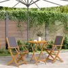 Image de vidaXL Ensemble bistro 3 pcs - Anthracite