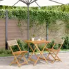 Image de vidaXL Ensemble de bistro 3 pcs - Beige Résine Tressée