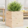 Image de vidaXL Jardinière 40x40x46 cm Bois de pin massif