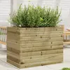 Image de vidaXL Jardinière en bois de pin imprégné 90x60x68,5 cm